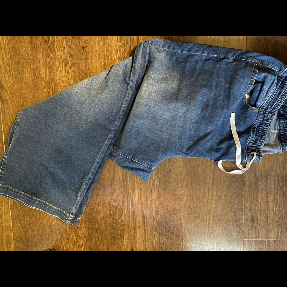 Lane Bryant wide leg jeans